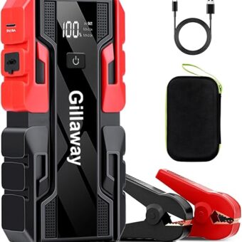 001B 3000A Car Jump Starter Battery Pack (up to 9.0L Gas and 7.0L Diesel Engine), 12V Car Battery Charger, Jump Box with USB 3.0/Power Bank