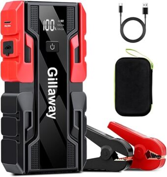 001B 3000A Car Jump Starter Battery Pack (up to 9.0L Gas and 7.0L Diesel Engine), 12V Car Battery Charger, Jump Box with USB 3.0/Power Bank