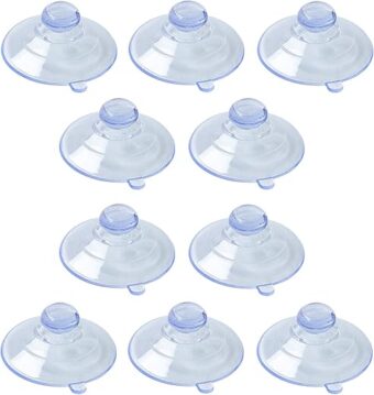 10 Pcs Radar Detectors Suction Cups for Clear Cobra Escort and Beltronics Radar Detector Mount