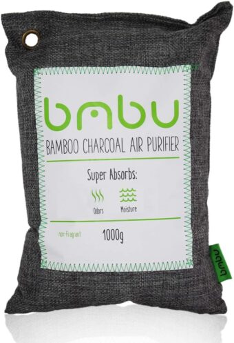 1000g Large Bamboo Charcoal Air Purifier Bag - Car Deodorizer/Car Freshener - Remove Odor and Control Moisture in Your RV, Camper, SUV, Car, Truck, Closet, Mobile Home, Storage...