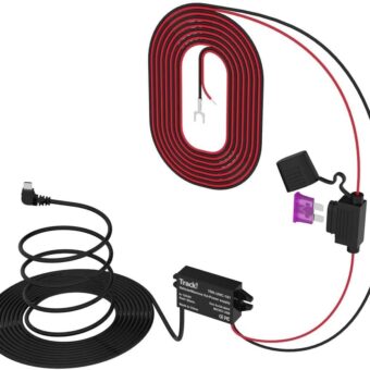 12-24 Volt to Micro USB Vehicle Car Marine Wiring Cable & Power stabilizer Kit for Tracki GPS Tracker - or for dashcam, Dashboard Camera