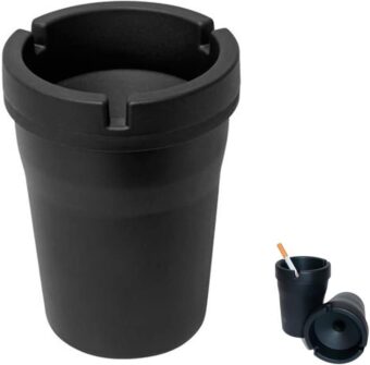 2 Jumbo Butt Bucket Ashtray Cigarette Extinguishing Car Cup Ash Holder Portable