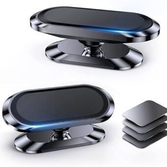 【2-Pack】 Magnetic Phone Holder for Car Dash【Strong Magnet】 Magnetic Car Phone Holder Mount 【4 Plate】 Phone Holders for Your Car Phone Mount for Car Dashboard Cell Phone Car...