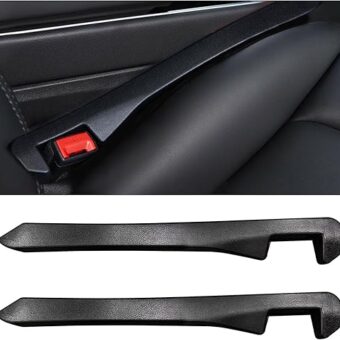 2PCS Car Seat Gap Filler, Leather Seat Gap Plug to Fill The Gap Between Seat and Console, Universal Seat Crevice Blocker Stop Things from Dropping, Vehicle Interior Accessories...