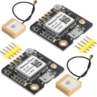 2pcs GT-U7 GPS Module Navigation Satellite Positioning Compatible with NEO-6M 51 MCU STM32 High Sensitivity Low Power Consumption High-Precision Positioning Suitable for Vehicles