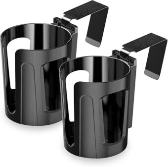 2PCS Large Car Door Cup Holder, Vehicle Armrest Cup Holder for Almost Any Size Bottle or Can