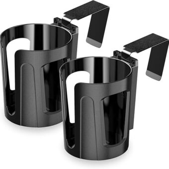 2PCS Large Car Door Cup Holder, Vehicle Armrest Cup Holder for Almost Any Size Bottle or Can