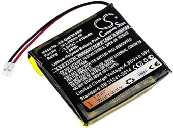 361-00098-00 Battery 410mAh Replacement for Fenix 5X Fenix 5X Running (3.8V)