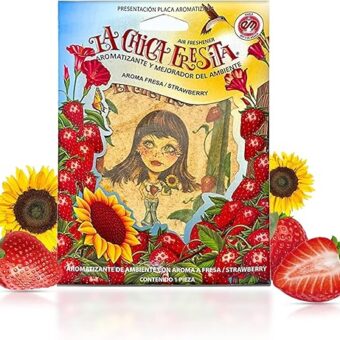 6 pack Strawberry La Chica Fresita air Fresheners Aromatizante Fresa