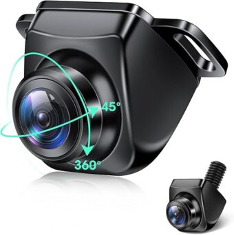 AHD 1080P Backup Camera 360°Rotatable Back up Camera for Cars Reverse Camera for Truck Super Night Vision IP69K Waterproof Rear/Front/Side View Camera w 170° Wide Angle Reverse...