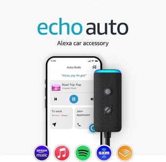 Amazon Echo Auto (2nd Gen, 2022 release) | Add Alexa to your car