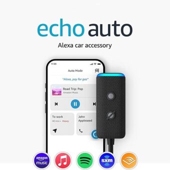 Amazon Echo Auto (2nd Gen, 2022 release) | Add Alexa to your car