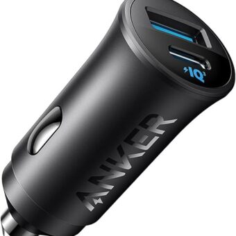 Anker USB-C Car Charger, 30W 2-Port Type-C Car Adapter, iPhone Car Charger with PowerIQ 3.0, for iPhone 15/14/13/12 Series, Samsung Galaxy S23/S22/S21 Series, iPad Pro, AirPods,...