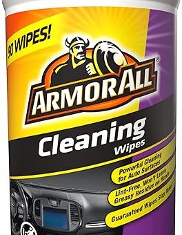 Armor All Car Cleaning Wipes, Wipes for Car Interior and Car Exterior, 90 Wipes Each