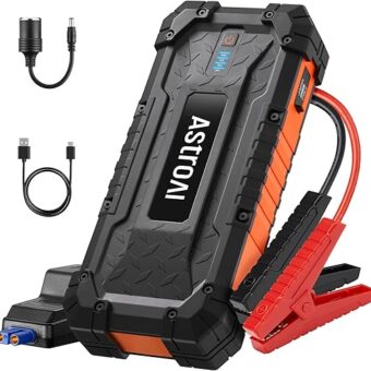 AstroAI S8 Ultra Battery Jumper Starter Portable, 4000A Car Jump Starter for Up to 10.0L Gas & 8.0L Diesel Engines, 88.8Wh Portable 12V Jump Box with USB Quick Charge and...