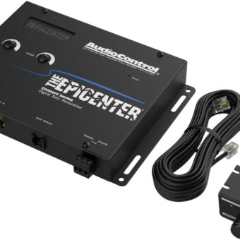 AudioControl Epicenter Digital Bass Control Processor, Car Audio Enhancer with Wired Remote Control (Black)