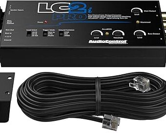 AudioControl LC2i PRO 2-Channel Line Output Converter with Wireless Qi Universal Phone Charger Kit. Impedance Matching, AccuBASS, GTO, Audio Signal Sense, 12V Turn-On and ACR-1...