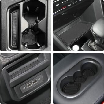 Auovo Anti Dust Mats for Volkswagen VW Tiguan Accessories 2024 2023 2022 2021 2020 2019 2018 Custom Cup Holder Door Center Console Liners Inserts for VW Tiguan (19pcs/set)...