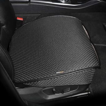 Auto Newer Breathable Universal Four Seasons Car Seat Covers, Luxury Car Seat Cushion,Protectors for Front Seat Bottoms,Compatible with 95% Vehicles(Black,1PCS)