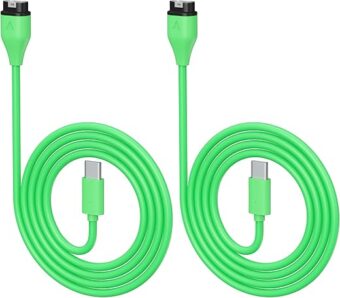 AWINNER Compatible with Garmin Watch Charger Cable (USB C - 2 Pack)