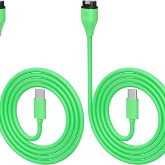 AWINNER Compatible with Garmin Watch Charger Cable (USB C - 2 Pack)