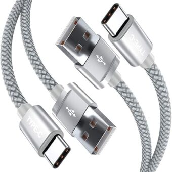 Basesailor USB Type C Charger Cable 3.3FT 2 Pack,Car Charging Cord for New iPhone 16 15 14 13 Pro Max Plus 2024,Samsung Galaxy S24 S23 S22 S21 S20 S10 FE Plus Ultra,A51 A52...