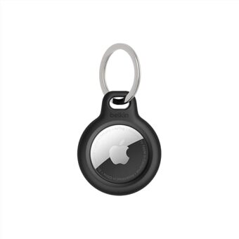 Belkin Apple AirTag Secure Holder with Key Ring - Durable, Scratch-Resistant Case with Open Face & Raised Edges - Protective AirTag Keychain Accessory for Keys, Pets, Luggage, &...