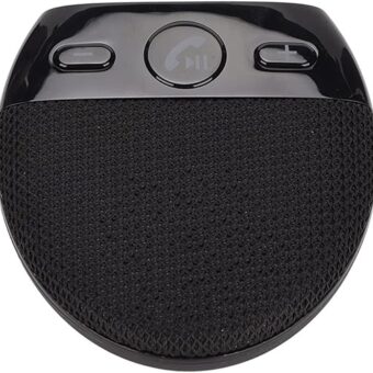 Bluetooth Car Speaker, Handsfree Bluetooth Car Speakerphone Multipoint Speaker Phone, Support Siri Voice Assistant, with Auto Power On Off Omni Mic Digital Amplifier