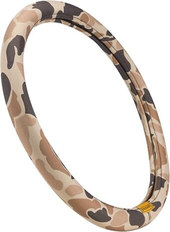 Browning Steering Wheel Covers for Car, Truck, and SUV, Durable Steering Wheel Cover Protection, Tan Duck Camo