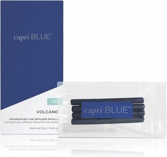 Capri Blue Fragranced Car Diffuser Refills - Volcano Car Freshener Refills - Car Scent Diffuser Refills