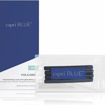 Capri Blue Fragranced Car Diffuser Refills - Volcano Car Freshener Refills - Car Scent Diffuser Refills