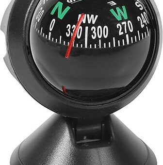 Car Compass,Compass for Car,Automotive Compass Ball,Car Accessories Auto Compass Car Compass Dashboard,Car Mount Compass with Bottom Stick,Dashboard Compass for Boat Car Truck...