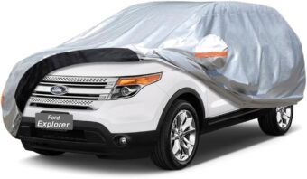 Car Cover Custom Fit Ford Explorer (1995-2024) Waterproof for Automobiles, Oxford Sun Rain Dust Snow Protection (Ships from US Warehouse, Delivery 3-8 Days)