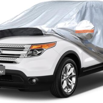 Car Cover Custom Fit Ford Explorer (1995-2024) Waterproof for Automobiles, Oxford Sun Rain Dust Snow Protection (Ships from US Warehouse, Delivery 3-8 Days)