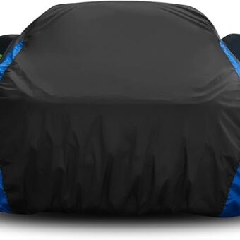 Car Cover Waterproof All Weather for Automobiles, Outdoor Heavy Duty Full Exterior Covers for Sedan(194"-208")