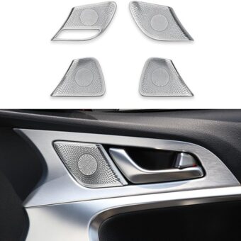 Car Door Speaker Cover Trim Inner Door Horn Cover Compatible with Genesis G70 Accessories