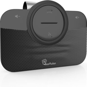 Car Speakerphone B-PRO 2 Hands-Free kit, 6W Hi-Fi Speakers, with Bluetooth Automatic multipoint Cellphone Connection