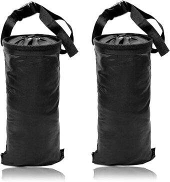 Car Trash Bag Car Trash Can Hanging Back Seat Car, Car Garbage Bag with Storage Pockets, Washable Eco-Friendly Car Garbage Can for Outdoor Traveling & Home Use (2 Pcs Black)