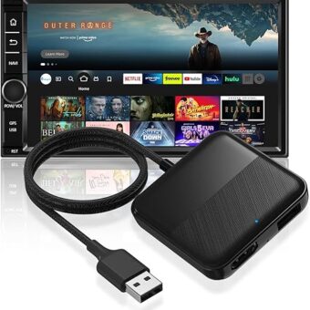 Car TV Mate,Car TV Converter for Fire TV Stick, Google TV Stick, Set-top Box, Screen Thrower, Game Consoles,HDMI Multimedia Adapter for Cars with Wired CarPlay from 2016,Plug &...