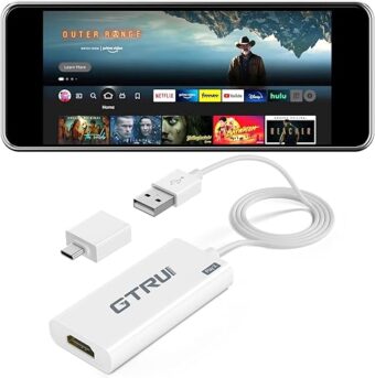 Car TV Mate, HDMI Multimedia Adapter for Cars with OEM Factory Wired CarPlay, Compatible with Fire TV Stick/Game Consoles/Screen Throwers/DVD/Set-top Boxes, HDMI Input to USB...