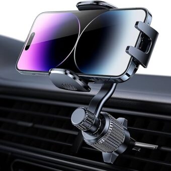 Car Vent Phone Mount, [Never Blocking Vent, Enjoy The Comfort of The A/C] Hands-Free Universal Extension Clip Air Phone Holder Car Fit for All Phones iPhone Samsung More