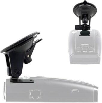 Car Windshield Super Suction Cup Bracket Compatible for UNIDEN R1 R2 R3 R4 R7 R8 R9 DFR3 DFR6 DFR7 DFR8 DFR9 Radar Detector (Only for Uniden Models), Easy to Install