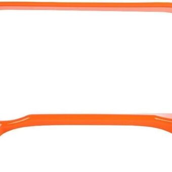 Center Console Dashboard Meter Panel Trim Cover Orange