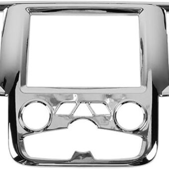 Center Console Navigation Screen Panel Cover Trim Chrome