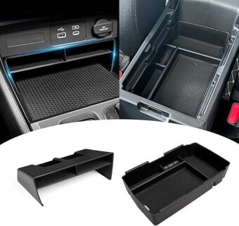 Center Console Organizer Tray Compatible with Ho-nda CRV 2023-2024, Armrest Insert Divider Storage Box Interior Accessories, Pack of 2