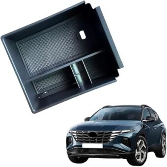 Center Console Organizer Tray for 2022 2023 2024 Hyundai Tucson Accessories, Interior Storage Box