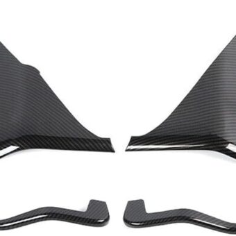 Center Console Side Dashboard Panel Trim Cover 15+ Carbon Fiber for Ford Mustang Bullitt 19-20 & EcoBoost/EcoBoost Premium/GT/GT Premium/Shelby GT350/Shelby GT350R 15-20 & V6 15-17