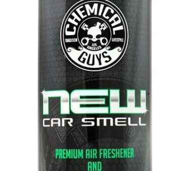 Chemical Guys AIR_101_16 New Car Smell Premium Air Freshener and Odor Eliminator, Long-Lasting Scent, Great for Cars, Trucks, SUVs, RVs & More, 16 fl oz