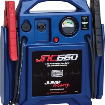 Clore Automotive Jump-N-Carry JNC660 1700 Peak Amp 12 Volt Jump Starter , Blue