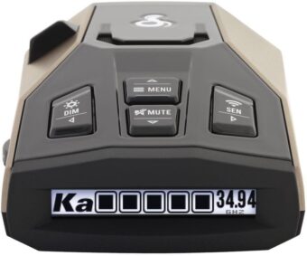 Cobra RAD 450 Laser Radar Detector: Long Range, False Alert Filter, Voice Alert & OLED Display, Black, RAD450